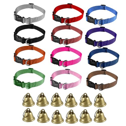 14 Pack Goat Collars with Bells