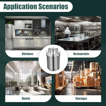 Milk Can Water Jug Coffee Canister Stainless Steel Bucket Milk Jug W/Independent Embedded Silicone Sealed Lid Easy to Use and Clean Storage (60L/15.8 Gallon) - color: 60L/15.8 Gallon