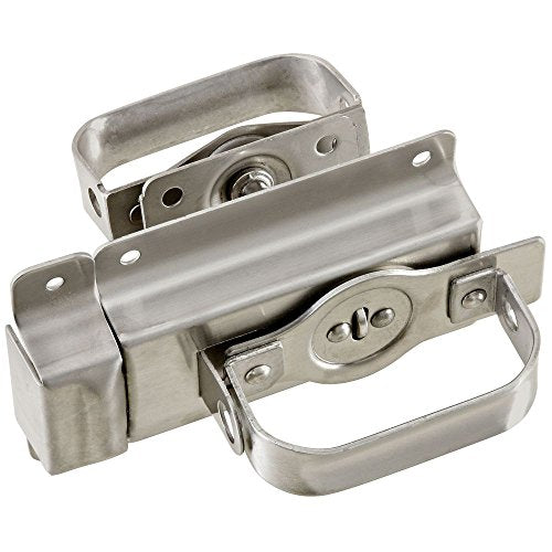 National Hardware Heavy Duty Swinging Door Latch, Stainless Steel