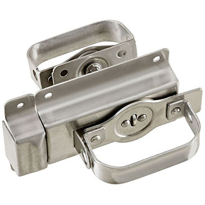 National Hardware Heavy Duty Swinging Door Latch, Stainless Steel