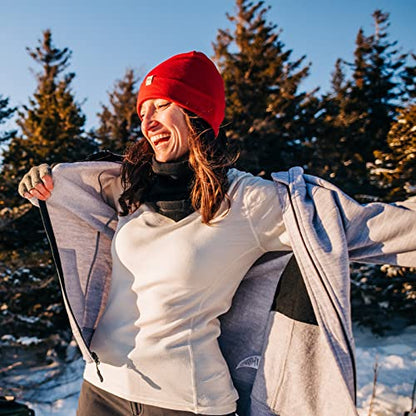 100% Merino Wool - Women's Midweight Base Layer - Long Sleeve Crew - color: 235 Midweight Natural Cream, size: Medium