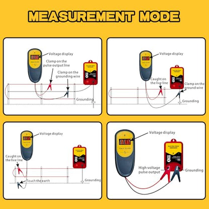 13KV Digital Electric Fence Tester, Precise Pulse Troubleshooting