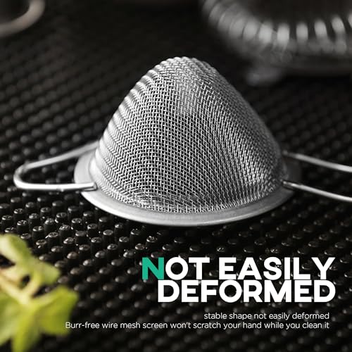 Homestia 304 Stainless Steel Fine Mesh Strainer, Sieve Sifter For Tea, Food - color: Silver, size: 1PC