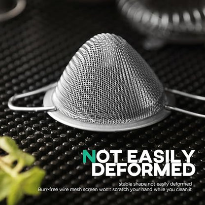 Homestia 304 Stainless Steel Fine Mesh Strainer, Sieve Sifter For Tea, Food - color: Silver, size: 1PC