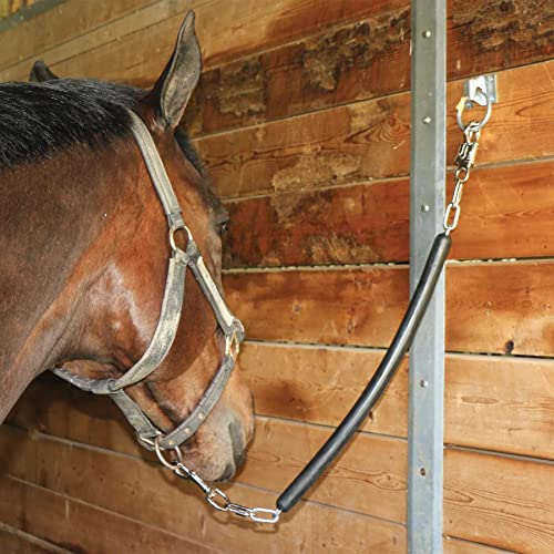 Cross Tie Ring for Horses, Block Tie Ring for Horse Stall/Stable, Tie Down Horse Barn Supplies (2 Pack) - size: 2 PACK