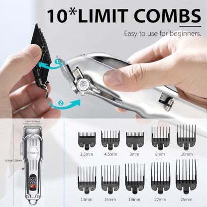 Dog Clippers for Grooming Thick Hair, Quiet Rechargeable Pet Shaver
