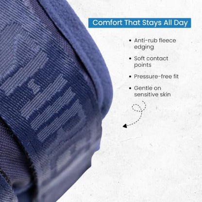 Shires FlyGuard Pro Fine Mesh Earless Fly Mask – Extra Full Size | Lightweight Polyester Fly & Insect Protection | Breathable Fine Mesh for Turnout, Grazing & Stable Use | Navy Colour - color: Navy, size: Extra Full