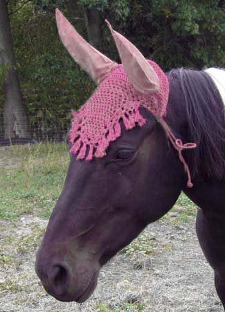 Derby Originals Fly Veils/Ear Nets - color: White
