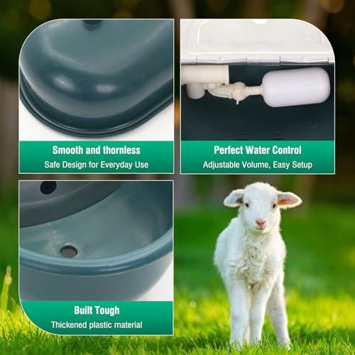 Automatic Water Bowl Livestock Waterer for Horse Cattle Goat Sheep Dog