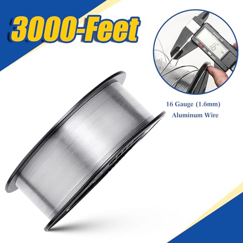 Gisafai 3000 ft 16 Gauge Aluminum Wire for Electric Fencing - size: 3000 ft 16 Gauge