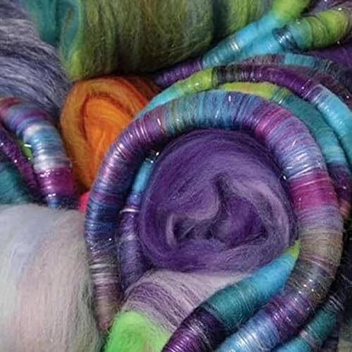 Wool Carding Machine, Manual Wool Felt Drum Carder with Hand Crank, Felt Combing Machine, Fast Color Mixing, Remove Fiber Impurities, for Handicraft Enthusiasts