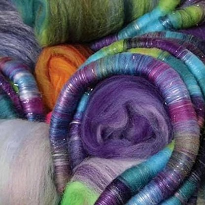 Wool Carding Machine, Manual Wool Felt Drum Carder with Hand Crank, Felt Combing Machine, Fast Color Mixing, Remove Fiber Impurities, for Handicraft Enthusiasts