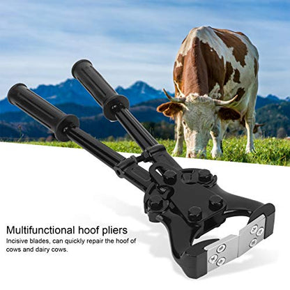Hoof Trimmer, Stainless Steel Functional Cow Hoof Trimmer Pliers, Nail Remover Tool, Sharpened Wear‑Resistant Durable Hoof Nipper, Shoeing Tools Livestock Equipmen for Cows, Cattle