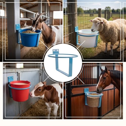 FarmTek Single Bucket Holder – Painted Steel