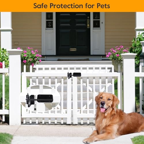 HOME MASTER HARDWARE Self Locking Gate Latch, 7-1/2" Security Door Latches