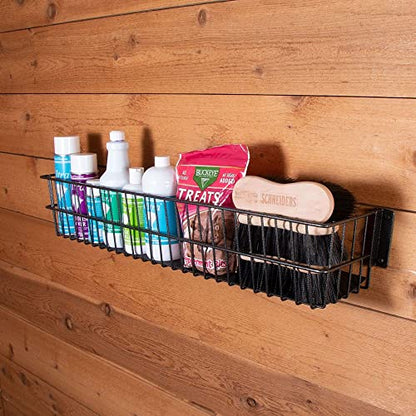 EASY-UP Pro Mounted Wall Basket | Convenient Barn Storage | Includes Mounting Hardware | Plastic Liner for Small Items | Durable and Spacious | 7-Year Warranty
