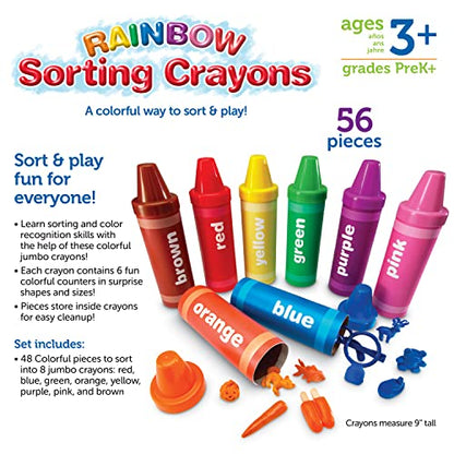 Learning Resources Rainbow Sorting Crayons