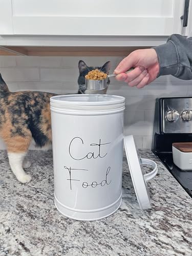Midlee Metal Cat Food Storage Container - Large