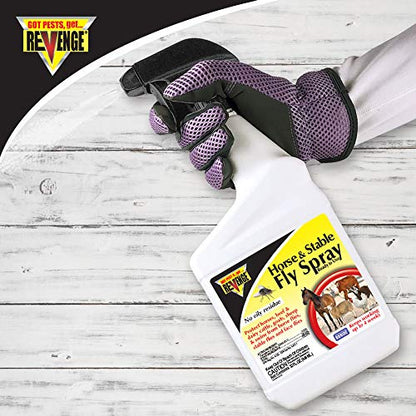Bonide Revenge Horse & Stable Fly Spray, 32 oz Ready-to-Use - size: 32 oz