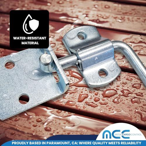 Straight Stake Latch for Wood & Metal, Trailer Hardware, 30 Pack - size: Set of 30