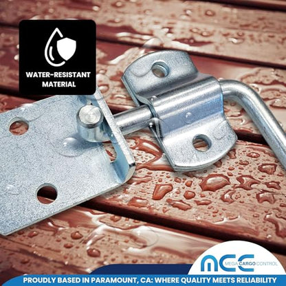 Straight Stake Latch for Wood & Metal, Trailer Hardware, 30 Pack - size: Set of 30