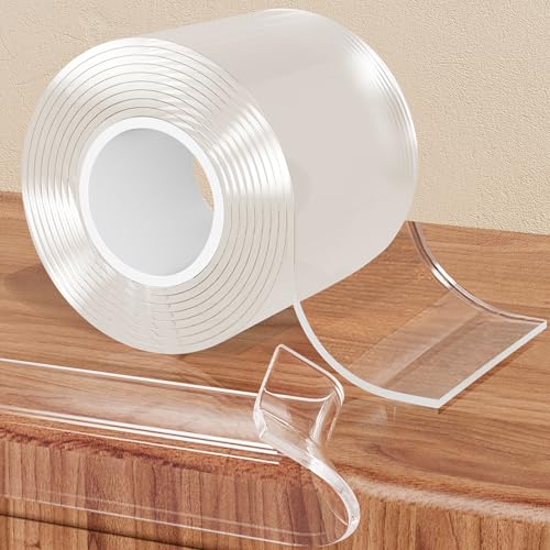 2.6 in x 13.12 FT,Clear Soft Corner Protectors for Furniture Strip,Sharp Edge & Table Bumper,Window Edge,Wall Protector, Soft Corner Guards Safe for Proof,Table Corner Protectors in Family - size: 2.56in x 13.12FT