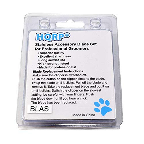HQRP Animal Clipper Blade Compatible with Oster Size-10 CryogenX Professional 078919-046-005 78919-046 Pet Grooming 76918-126 Classic 76, Star-Teq, Power-Teq Clippers - size: Size-10