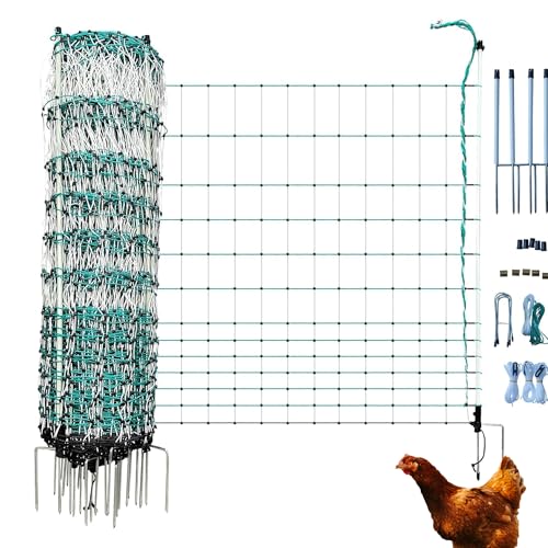 RentACoop Poultry Netting Electric Fence - 42" H x 168' L