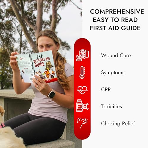 Cat & Dog First Aid Kit with Thermometer & Bandages (Large) - size: Large