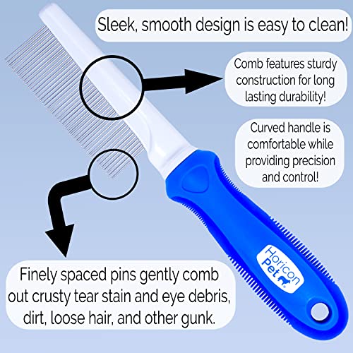 45 Pin Face & Finishing Comb With Stainless Steel Metal Teeth - Dogs, Cats & Small Animals for Removing Matted Fur, Knots & Tangles - style: 45 Pin Comb - Long