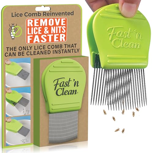 Fast 'n Clean - The Self Cleaning Lice Comb