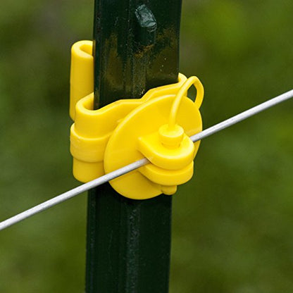 Zareba Systems ITPLY-Z Pin-Lock T-Post Insulator for Electric Fence - size: 25 Pack