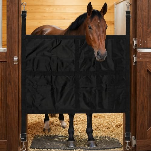 35.4x25.8 Horse Stall Guard Gate, Barn Fencing Privacy Divider | 35.4x25.8" Stall Guards for Horses & Horse Stall Gate, Stable Fencing Privacy Divider Guard for Barn, Shelter & Transport.