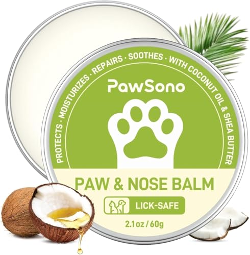 PawSono Lick-Safe Dog Paw & Nose Balm with Coconut Oil - size: 2.1 oz ( pack of 1)