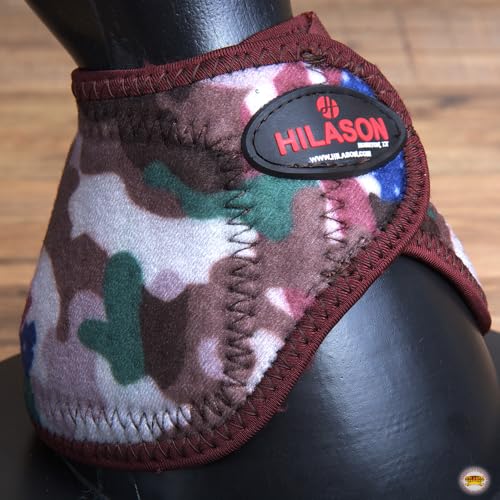 HILASON Western No Turn Bell Boots Leg Protection Camo - size: Medium