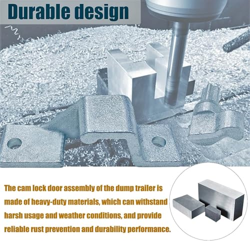 Fuoequl Trailer Hasp Bolt Kit for Trailer Cam Action Hasp - style: Trailer Cam bar Keeper