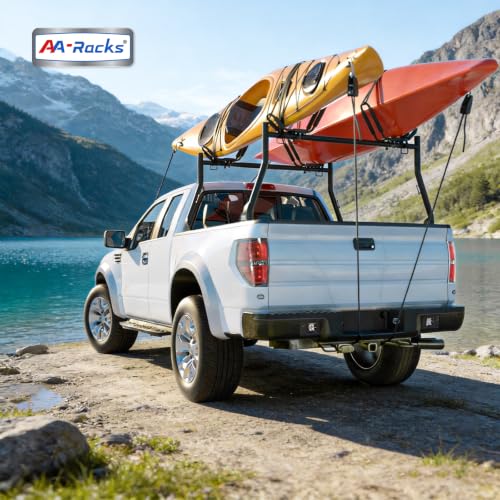 Model X31-J Truck Ladder Rack with 2 Sets Kayak J-Racks - color: KX-3155-BLK