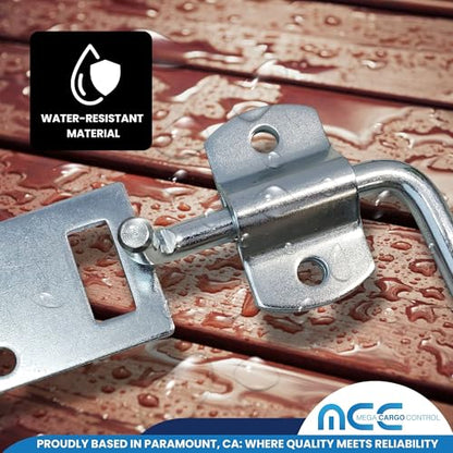 Mega Cargo Control Corner Latch – Heavy Duty, Trailers (Pack 20) - color: 20 Pack