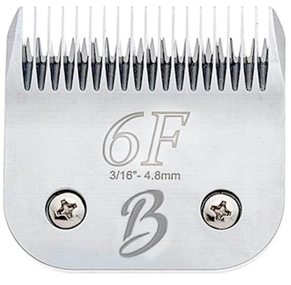 Detachable A Series 6f Blade Dog Grooming Cuts Length 3/16" - 4.8mm Japanese High Carbon Steel Dog Grooming Blade Supplies | Detachable Blade Clippers (Compatible A5 Series(B6F) - color: 6F (3/16" - 4.8mm)