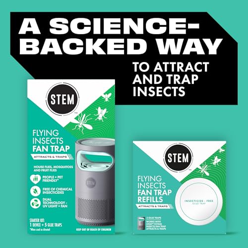 STEM Flying Insect Fan Trap Glue Reﬁll Pads, 5 Count - size: 5 Count