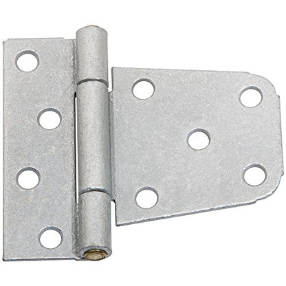National Hardware Extra Heavy Gate Hinge, 3-1/2", Steel, 2-Pack, Galvanized | Auto-Close Action for Wood, Steel and Vinyl Gates; Weather-Resistant Finish, Left or Right Hand Mounting - color: Galvanized