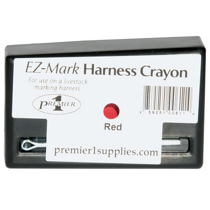 Premier 1 EZ-Mark Harness Crayon for Sheep & Goat Marking – Red - style: Red Crayon