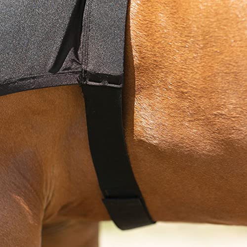 Dura-Tech Pull-On Horse Slicker Hood | Lightweight 4 Way Stretch Lycra | Ideal for Spring and Summer | Fleece Lined Nose for Comfort | Large Eye Holes for Secure Fit - size: X-Large