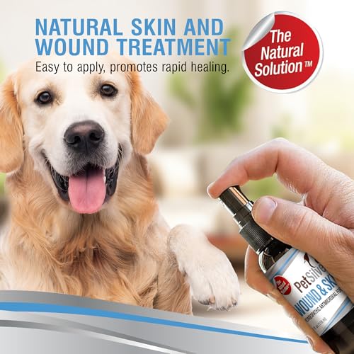 PetSilver Wound Spray, Antibacterial, Healing Aid, USA Made, 4 fl oz - size: 4 oz