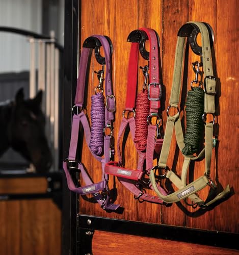 Horseware® Amigo® Halter & Leadrope Set - color: Winterberry, size: Pony