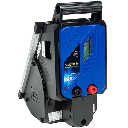 Premier 1 SolarStop™ 80 Fence Energizer – 0.8J, 10W Solar Panel
