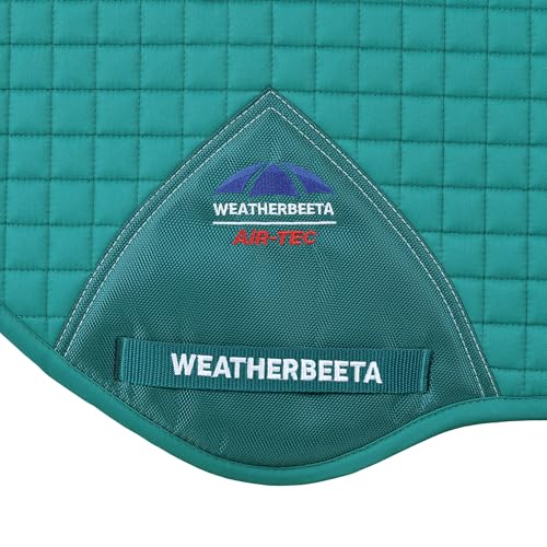 WeatherBeeta Prime Air-Tec Jump Shaped Saddle Pad - color: Dark Turquoise, size: Large