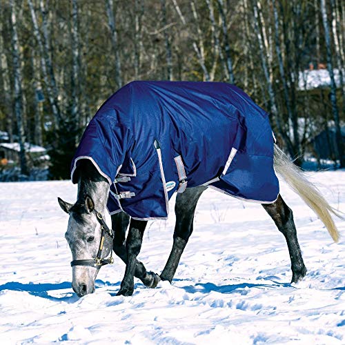 WeatherBeeta ComFiTec Essential Combo Neck Medium, Navy/Silver/Red, 54" - size: 54"