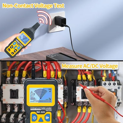 Cable Tester Wire Tracker, Underground Cable Locator - color: Black, Yellow