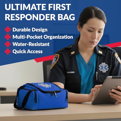 Dixie EMS Dixigear Empty First Responder II Bag 10.5" x 5" x 8" - Blue - color: Blue
